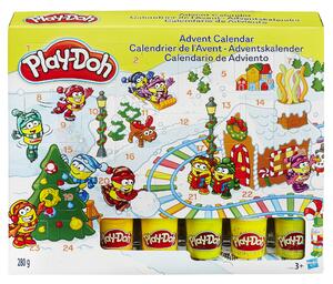 Calendario dell'Avvento Play-Doh B2199EU4, pasta modellabile e accessori