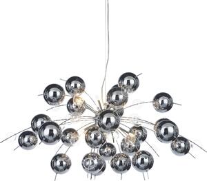 Lampada a sospensione Näve; colore: cromo, trasparente, cromo, 7030942