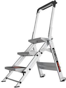 Scala pieghevole Little Giant Safety Step a 3 gradini con maniglione