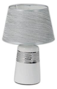 Lampada da tavolo Näve - Materiale: Vetroceramica, tessuto - Colore: bianco; 3137923