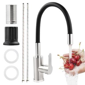 Rubinetto da cucina flessibile con rotazione a 360 gradi
