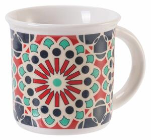 Set 6 tazzine da caffè in porcellana decorata 100 ml Agadir