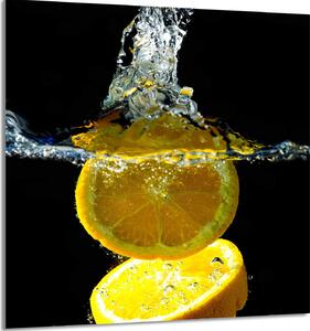 PIATTO IN VETRO PER CUCINA 60x65 Limone