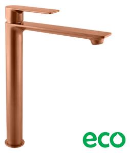 Slezák-RAV Miscelatore per lavabo, alto NIL - rosa dorato - spazzolato, Colore: ROSA DORATO - spazzolato , Finitura superficiale: PVD, Dimensione: 3/8''