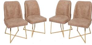 Skye Decor, Madrid- Madrid 135NMB, oro, sedie da ufficio, 90x50x49 cm, struttura: 100% metallo