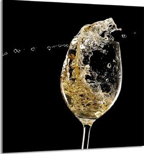 PIATTO IN VETRO PER CUCINA 60x65 Vino