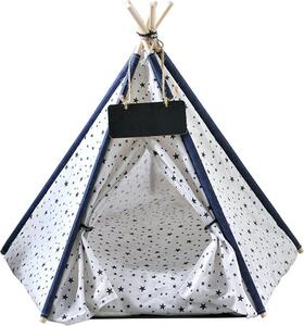 Pettimania Tipi/Grotta/Tenda con stampa a stelle per cani, varie misure, NUOVA, dimensioni: 50 x 50 x 70 cm