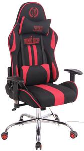 Sedia da ufficio Limit XM in tessuto nero/rosso