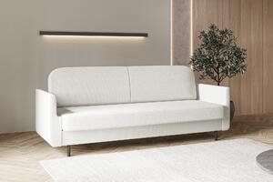 Divano letto con contenitore, divano imbottito, set divani, divano letto componibile, divano per soggiorno - Divano letto - POUCH - Bianco - Aragon 01