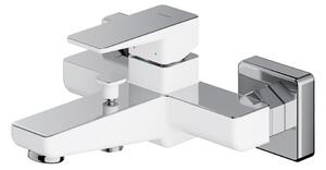 Omnires PARMA PM7430CRB Miscelatore per vasca, cromato-bianco