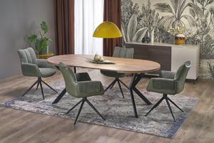 Tavolo da pranzo di design rotondo HA-222 allungabile da 100 a 250 cm
