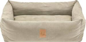Denjo Cani letto per cani stile cottage cane cuscino tela sabbia beige 100x85cm Classic Nest