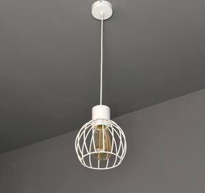 Lampada a sospensione Moderna "Luto" Acciaio laccato bianco Lampada a sospensione Soggiorno Sala da pranzo Tavolo da pranzo