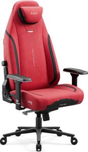 Diablo X.Eye Prime sedia da gioco con funzione di raffreddamento sedia da ufficio sedia da scrivania, carico massimo 140 kg, dimensioni normali, colore rosso