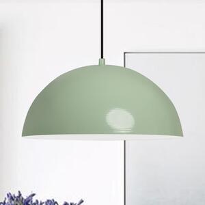 Lipeo Lampada a sospensione industriale in metallo grande 26 cm, lampada a sospensione industriale, lampada vintage, lampada a sospensione retrò per tavolo da pranzo - verde menta