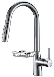 Rubinetto da cucina con soffione estraibile - girevole a 360°
