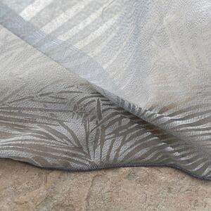 Tenda filtrante Felce grigio fettuccia con passanti nascosti 140x290 cm