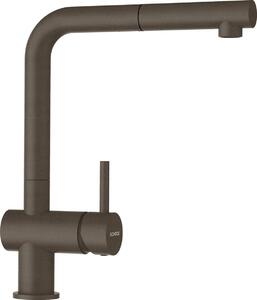 Rubinetto da cucina con doccetta Schock EPOS bronzo 540127