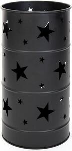 Westmann Stahl Braciere a botte nero 36x36x65 cm