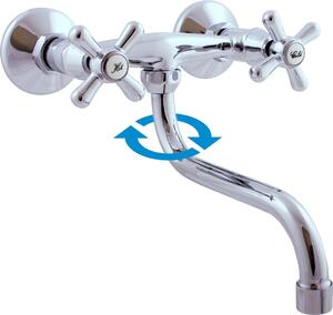 Slezák-RAV Slezák RAV Morava MK101/21 miscelatore per lavello/lavandino Colore: cromo, Dimensione: 150 mm