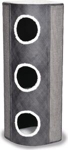 Torre tiragraffi Duvo+ Berta grigio/bianco, misura: L