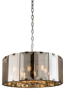 Lampada a sospensione Clooney | 8 luci | 40 W E14 | Metallo/vetro