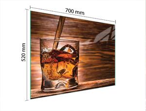 Piastra Di Protezione Del Vetro Per Il Cuore 70X52 Whisky