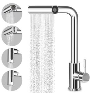Rubinetti da cucina a cascata con funzione estraibile