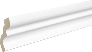 Profilo a stucco PROVISTON in plastica bianca - 42 x 49 x 2000 mm Profilo moderno per il soffitto