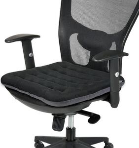 Elzusha - Cuscino ergonomico per sedia da ufficio, realizzato in rete traspirante, colore nero