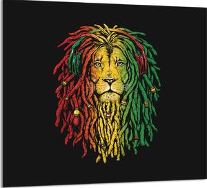 Piastrella in vetro per cucina 65x60 Lion