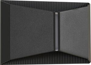 Lindby LED applique da esterno Anlira, nero, up & down, IP65