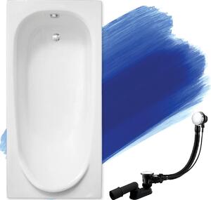 BADLAND vasca rettangolare Medium 170x75 con set di scarico e piedini GRATIS senza rivestimento