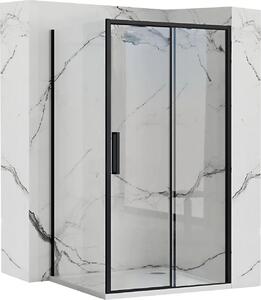 Box doccia Rea Rapid Slide Black 160x100