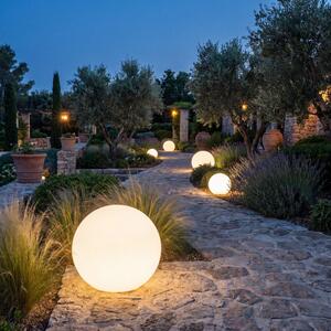 Lampada a globo rotonda con cavo Ø 20 cm Bianco IP65 E27 2700 K 250 lm LED incluso robusta lampada da esterno giardino terrazza