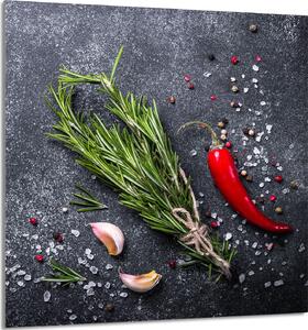 PIATTO IN VETRO PER CUCINA 60x65 ardesia