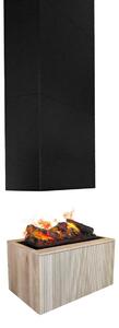 Stufa a vapore elettrica - Cassetta Opti-Myst compatta 600 - Potenza: 200 Watt - Grigia