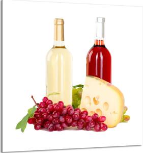 PIATTO IN VETRO PER CUCINA 60x65 Vino