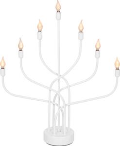 Lampadario a LED in metallo "Anywhere" Bianco / metallo Funzione timer Funzionamento a batteria 1078