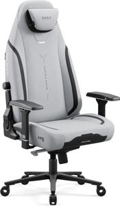 Diablo X.Eye Prime sedia da gioco con funzione di raffreddamento sedia da ufficio sedia da scrivania, carico massimo 140 kg, dimensioni normali, colore grigio
