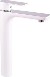 Slezák-RAV Miscelatore per lavabo, alto Slezák RAV Vltava VT430CB Colore: cromo/bianco, Dimensione: 1/2''