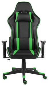 Sedia da gioco girevole in PVC verde