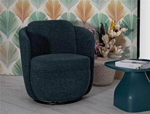 Poltrona Girevole Torino Ottanio combina comfort e design Dimensioni 70x72xh 75 cm Altezza seduta 44,5 - peso 19 kg colore Oro E Grigio