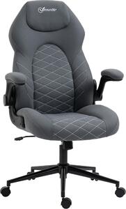 Fortuna Lai Sedia da ufficio ergonomica, sedia da scrivania con funzione oscillante, braccioli regolabili e morbido cuscino, sedia girevole per ufficio e home office