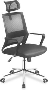 Mark Adler Manager 2.1 Sedia ergonomica per ufficio con supporto lombare e poggiatesta regolabile Mesh HD fino a 130 kg Nero