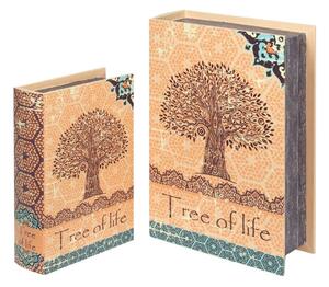 Cestini, scatole e cestini Signes Grimalt Scatole Per Libri 2U Tree Life