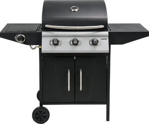 Barbecue a gas 12,8kW, 3+1 bruciatori, acciaio 127 x 56 x 106 cm