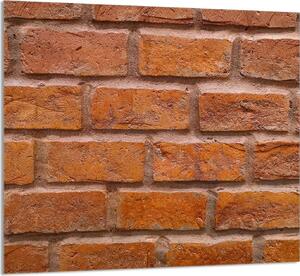 PIATTO IN VETRO PER CUCINA 65x60 Mattone