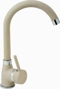 Rubinetto da cucina, 30Cm, Beige, Con bocca girevole a 360°, Algea