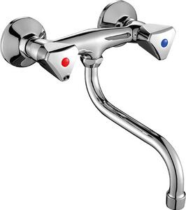 Miscelatore per lavello a parete Norm chrome